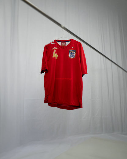 England 2006 Gerrard #4 Away Shirt (L)