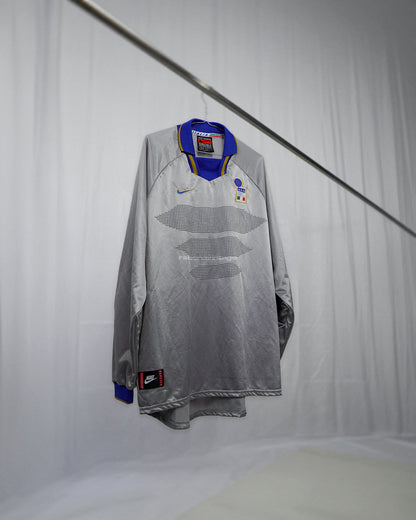 Italy 1996 #12 F. Toldo Goalkeeper Shirt (XXL)